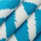 Blue Performance Pet Friendly Diamond Geometric Print Upholstery Fabric by The Yard - SKU: Belize Lagoon